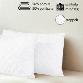 Párnavédő - 50x70cm - szállodai - steppelt