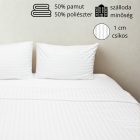 Ágyneműhuzat szett - 3 részes - szállodai - 1cm csíkos