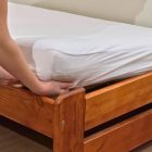 Vízhatlan matracvédő - gumilepedő - 120x200 cm - körgumis, frottír - inkontinencia lepedő