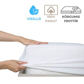 Vízhatlan matracvédő - gumilepedő - 140x200 cm -  ATKAMENTES - körgumis, frottír - inkontinencia lepedő   Vízhatlan matracvédő - gumilepedő - 140x200 cm -  ATKAMENTES - körgumis, frottír - inkontinencia lepedő