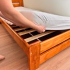 Vízhatlan matracvédő - gumilepedő - 70X140 cm - ATKAMENTES - körgumis frottír - inkontinencia lepedő