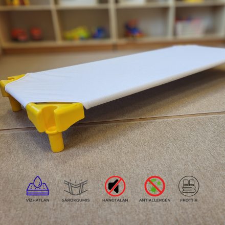 52x120 vízhatlan inkontinencia frottír matracvédő lepedő - gumilepedő,gumipántos bölcsödei fektető