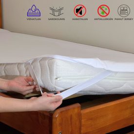   Vízhatlan matracvédő - gumilepedő - 90x200 cm - sarokgumis, pamut jersey - inkontinencia lepedő