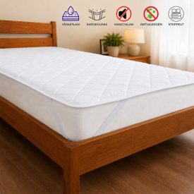   Vízhatlan matracvédő - gumilepedő - 120x200 cm - sarokgumis, steppelt - inkontinencia lepedő